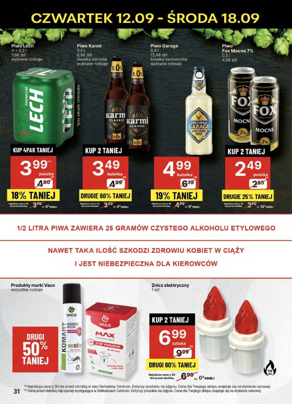 Gazetka promocyjna Delikatesy Centrum str. 31