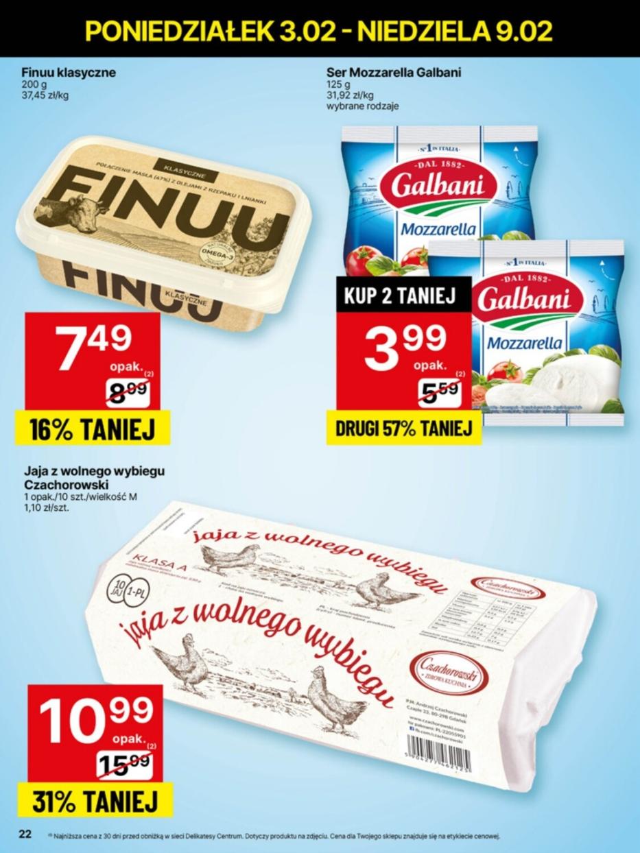 Gazetka promocyjna Delikatesy Centrum str. 22