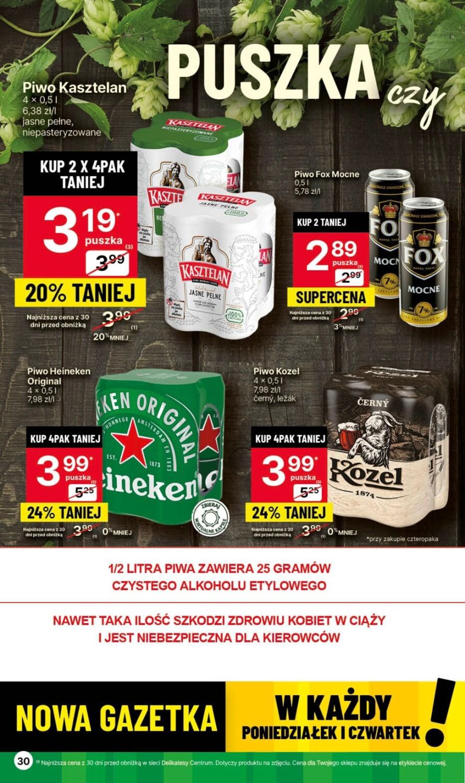 Gazetka promocyjna Delikatesy Centrum str. 30