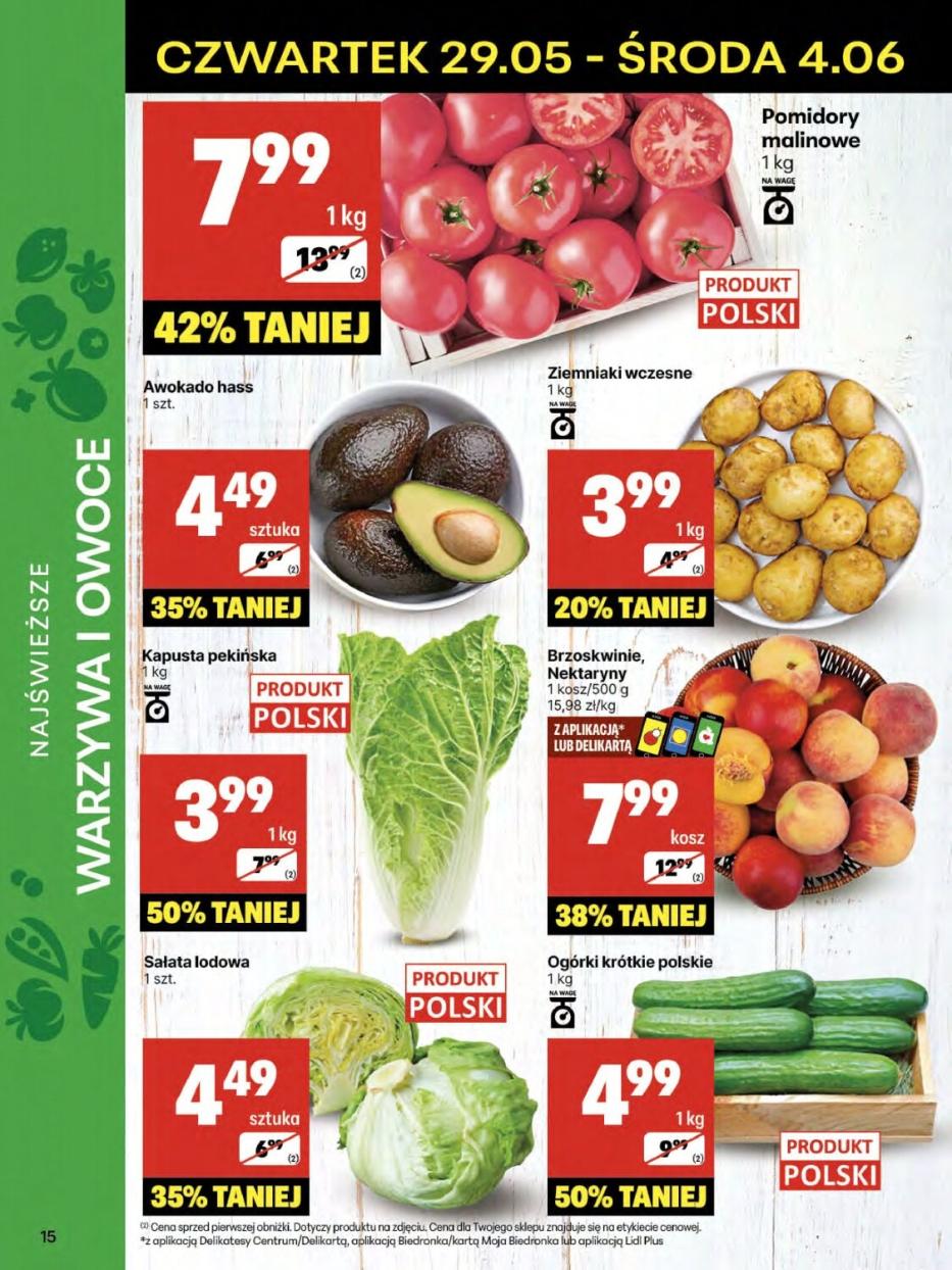 Gazetka promocyjna Delikatesy Centrum str. 15