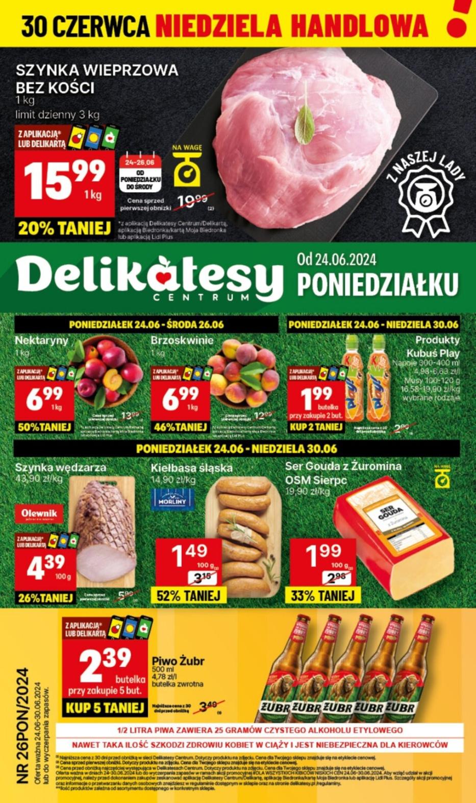 Gazetka promocyjna Delikatesy Centrum str. 1