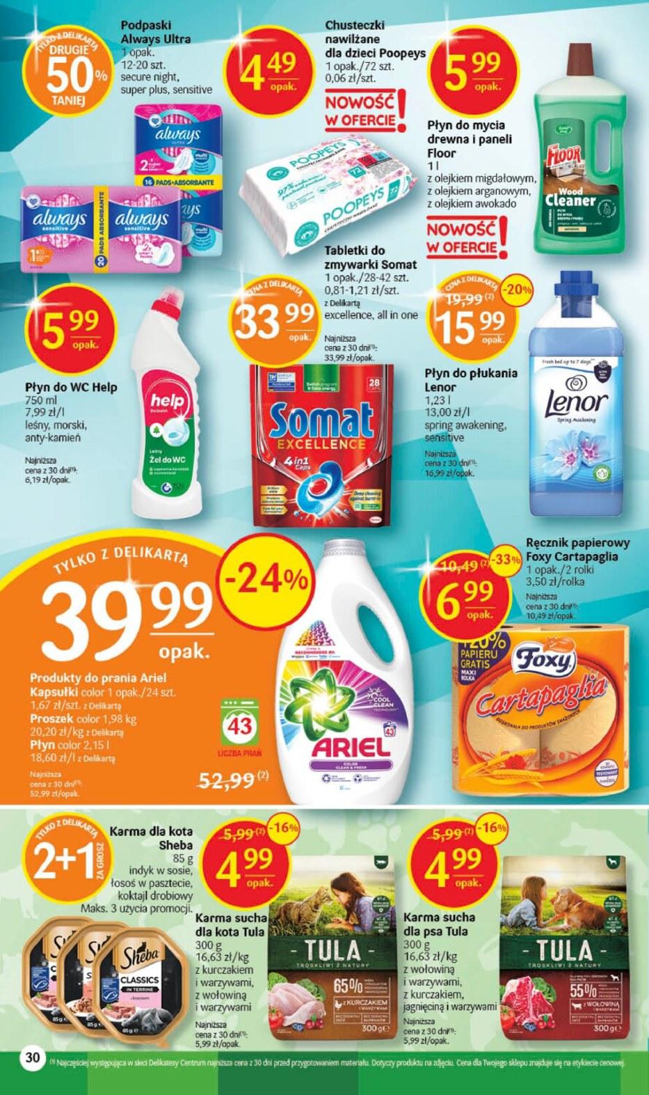 Gazetka promocyjna Delikatesy Centrum str. 30