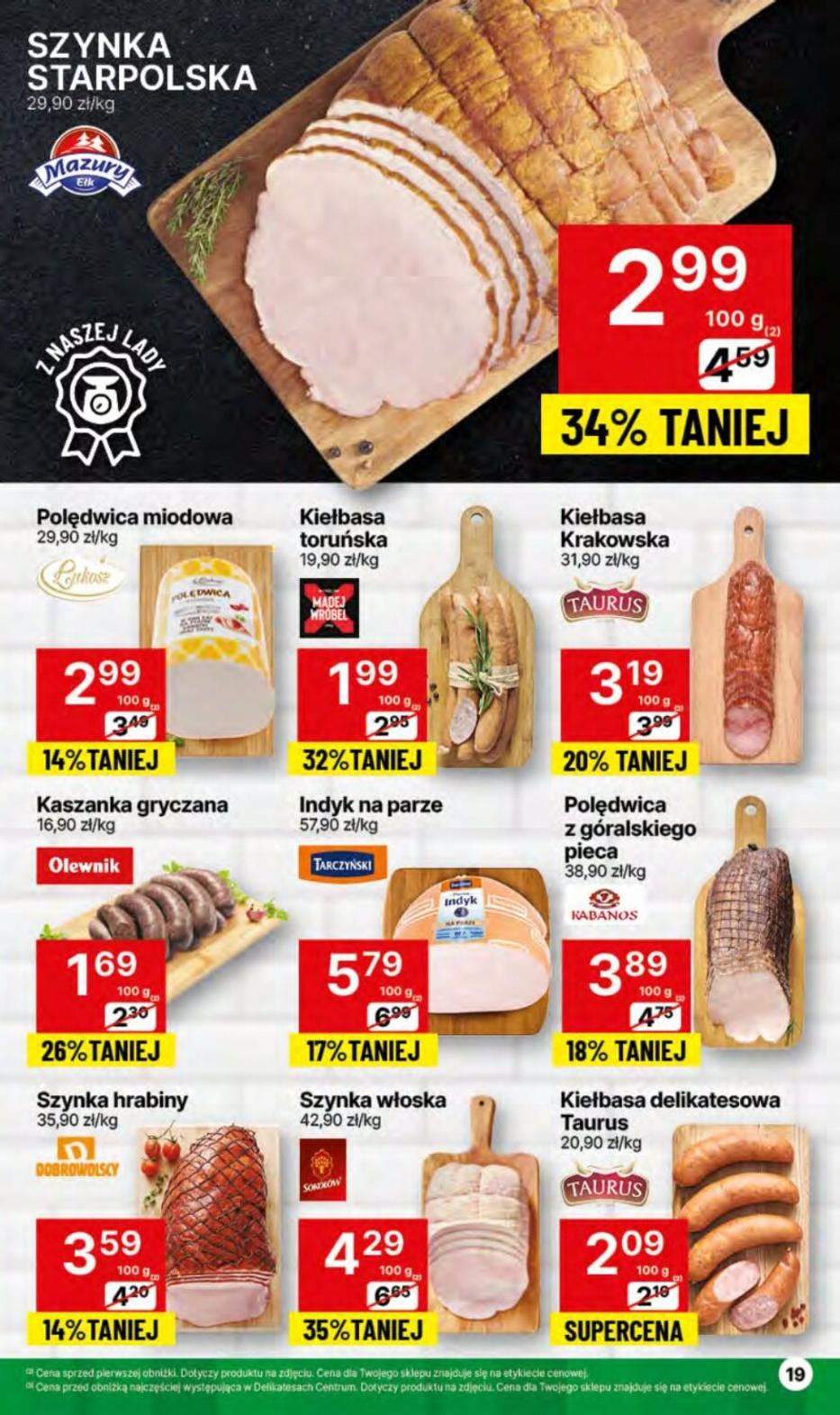 Gazetka promocyjna Delikatesy Centrum str. 19