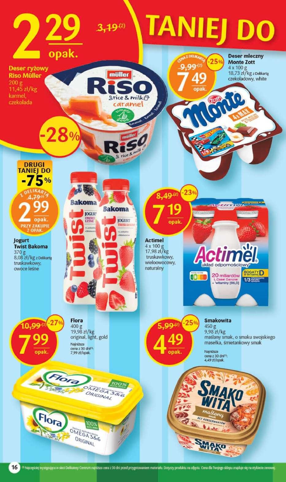 Gazetka promocyjna Delikatesy Centrum str. 16