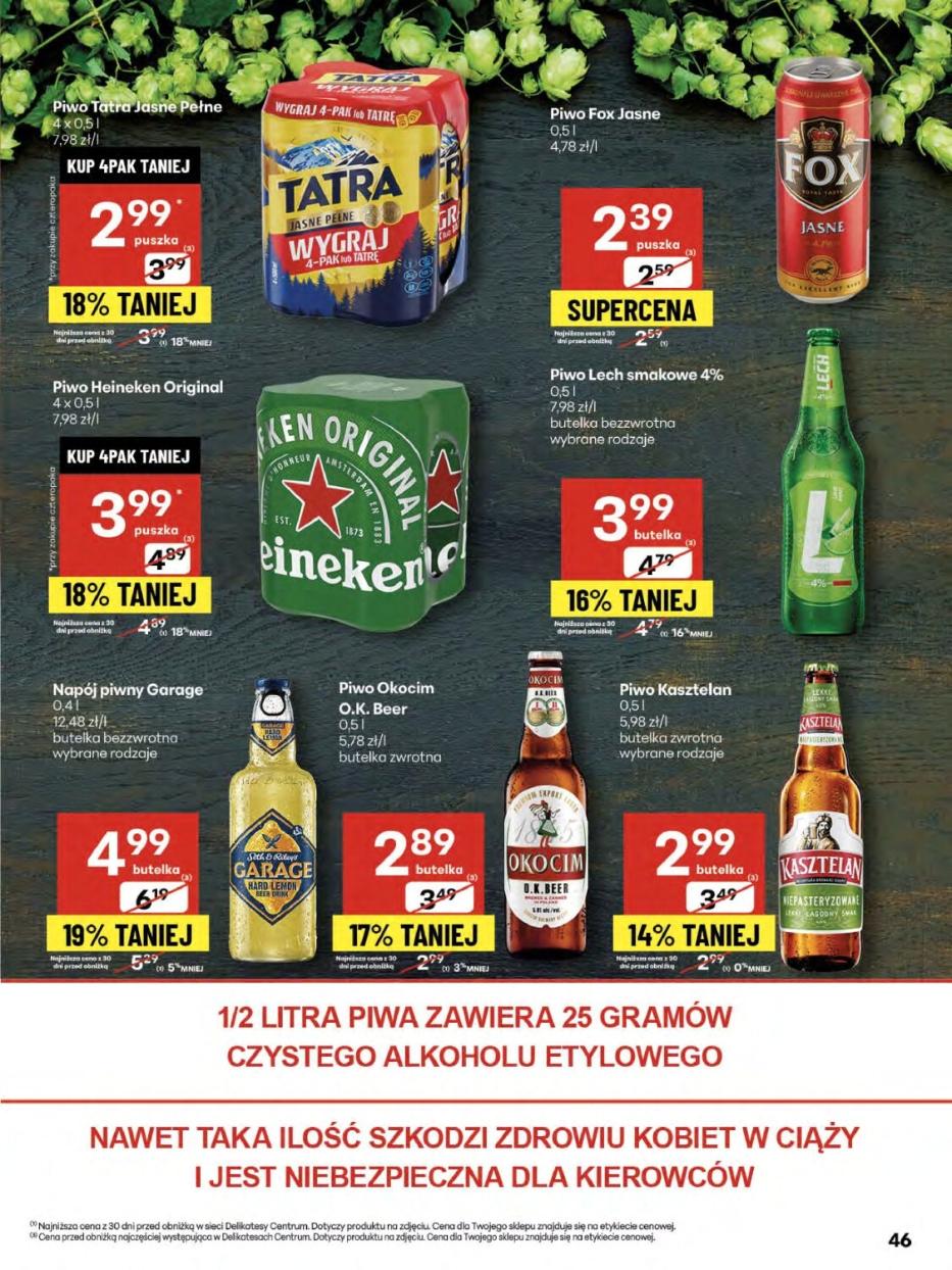 Gazetka promocyjna Delikatesy Centrum str. 46