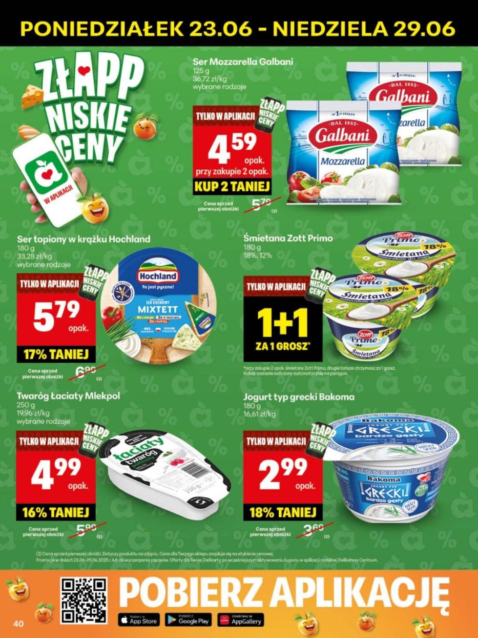 Gazetka promocyjna Delikatesy Centrum str. 40