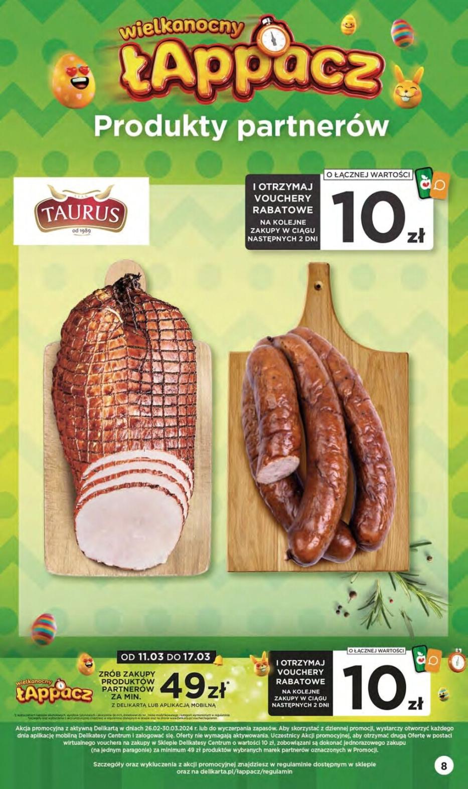 Gazetka promocyjna Delikatesy Centrum str. 8