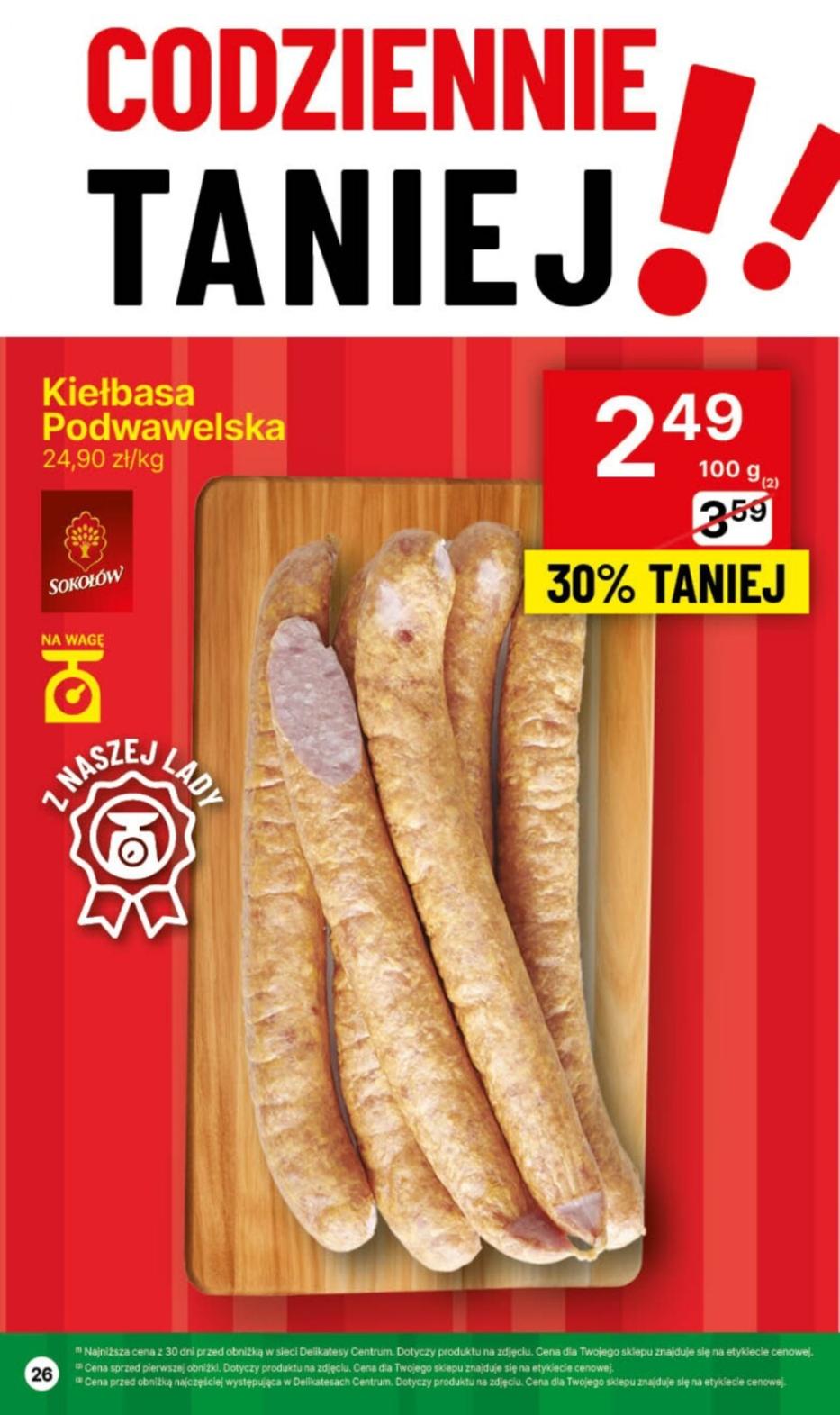 Gazetka promocyjna Delikatesy Centrum str. 26