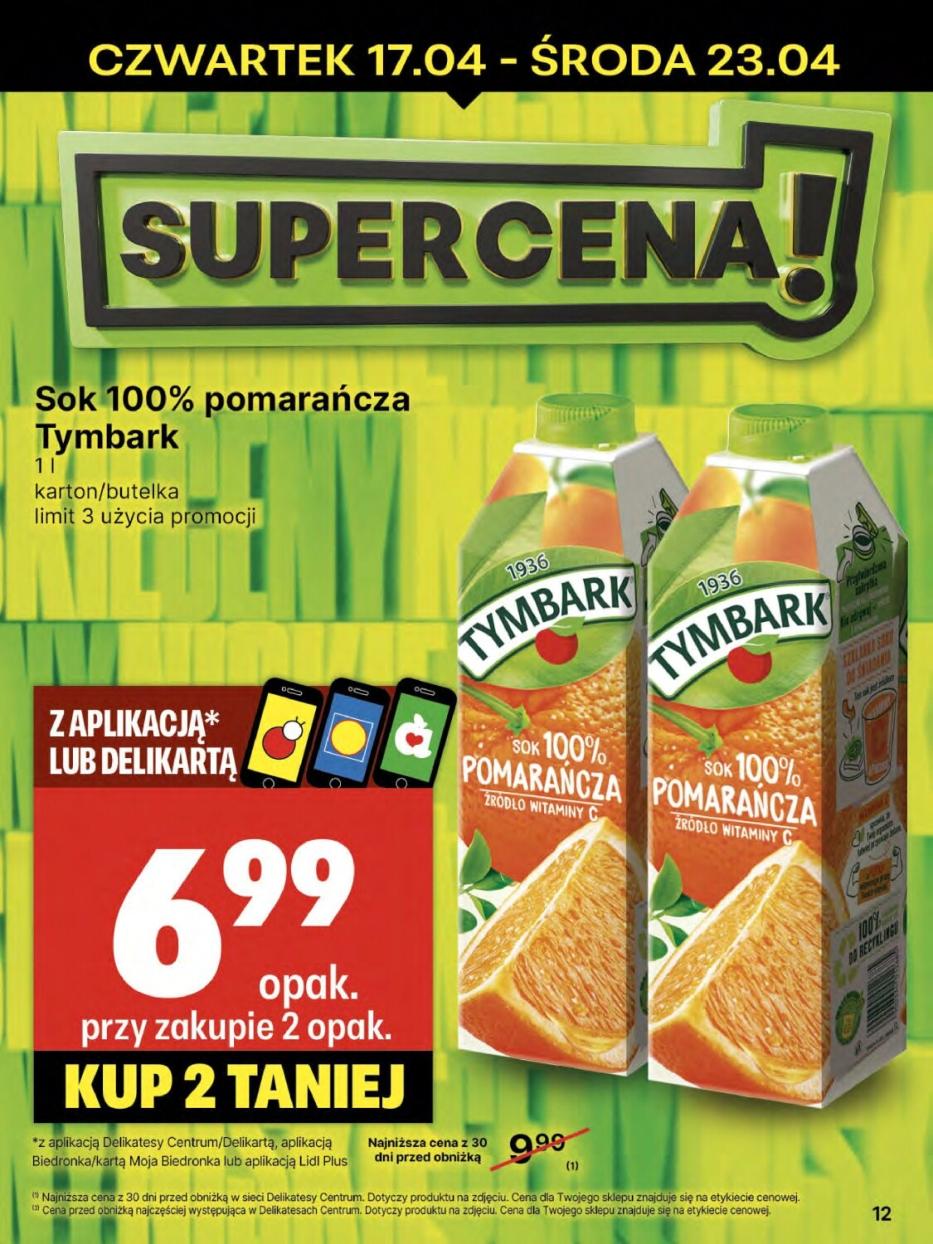 Gazetka promocyjna Delikatesy Centrum str. 12