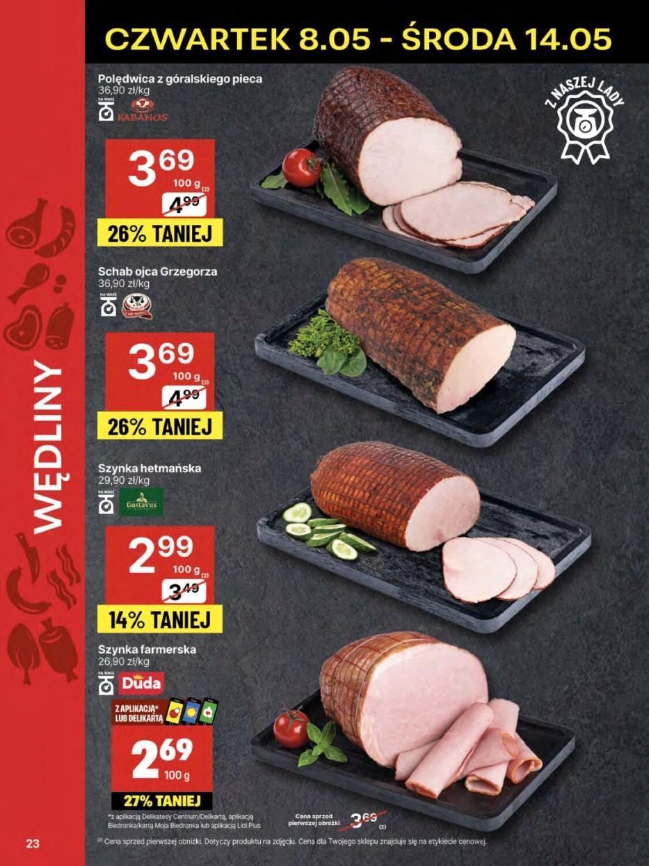 Gazetka promocyjna Delikatesy Centrum str. 23