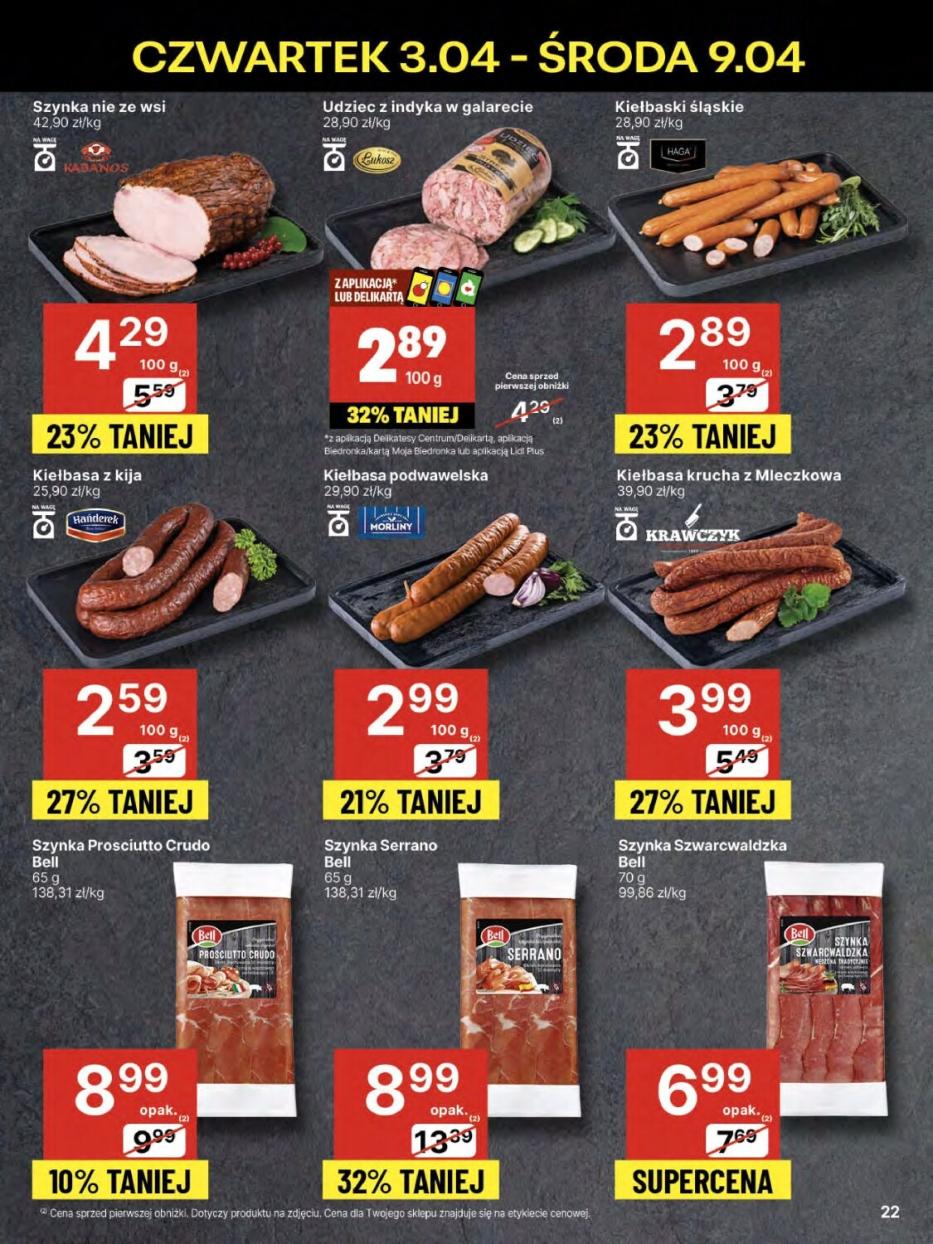 Gazetka promocyjna Delikatesy Centrum str. 22
