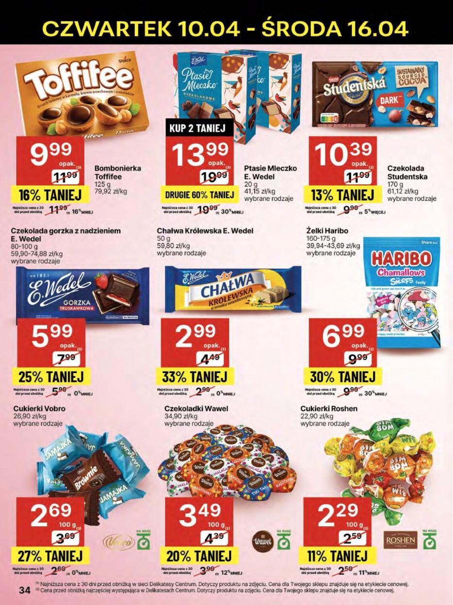 Gazetka promocyjna Delikatesy Centrum str. 34