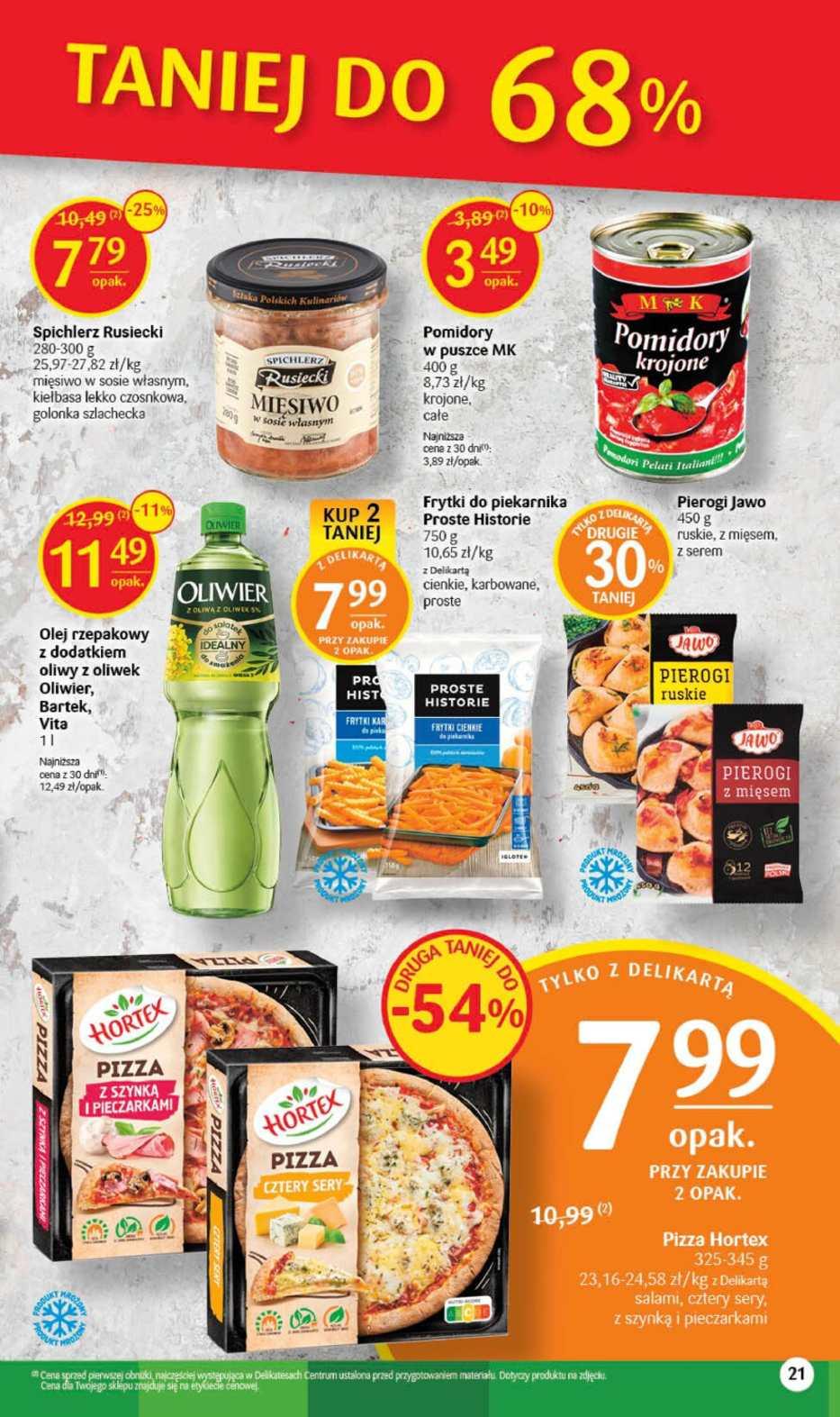 Gazetka promocyjna Delikatesy Centrum str. 21