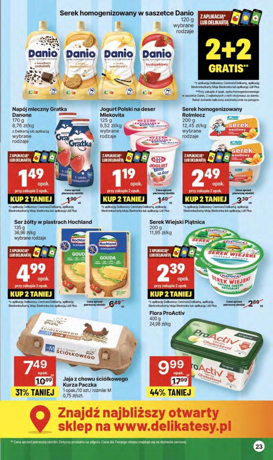Gazetka promocyjna Delikatesy Centrum str. 23