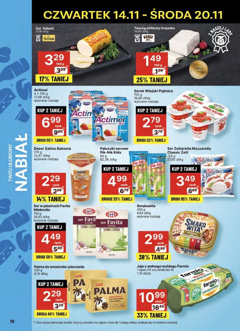 Gazetka promocyjna Delikatesy Centrum str. 18