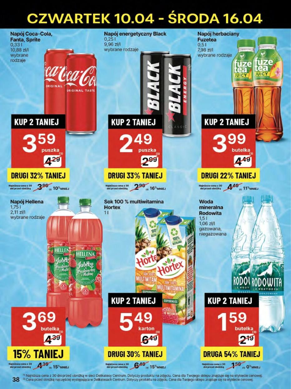 Gazetka promocyjna Delikatesy Centrum str. 38