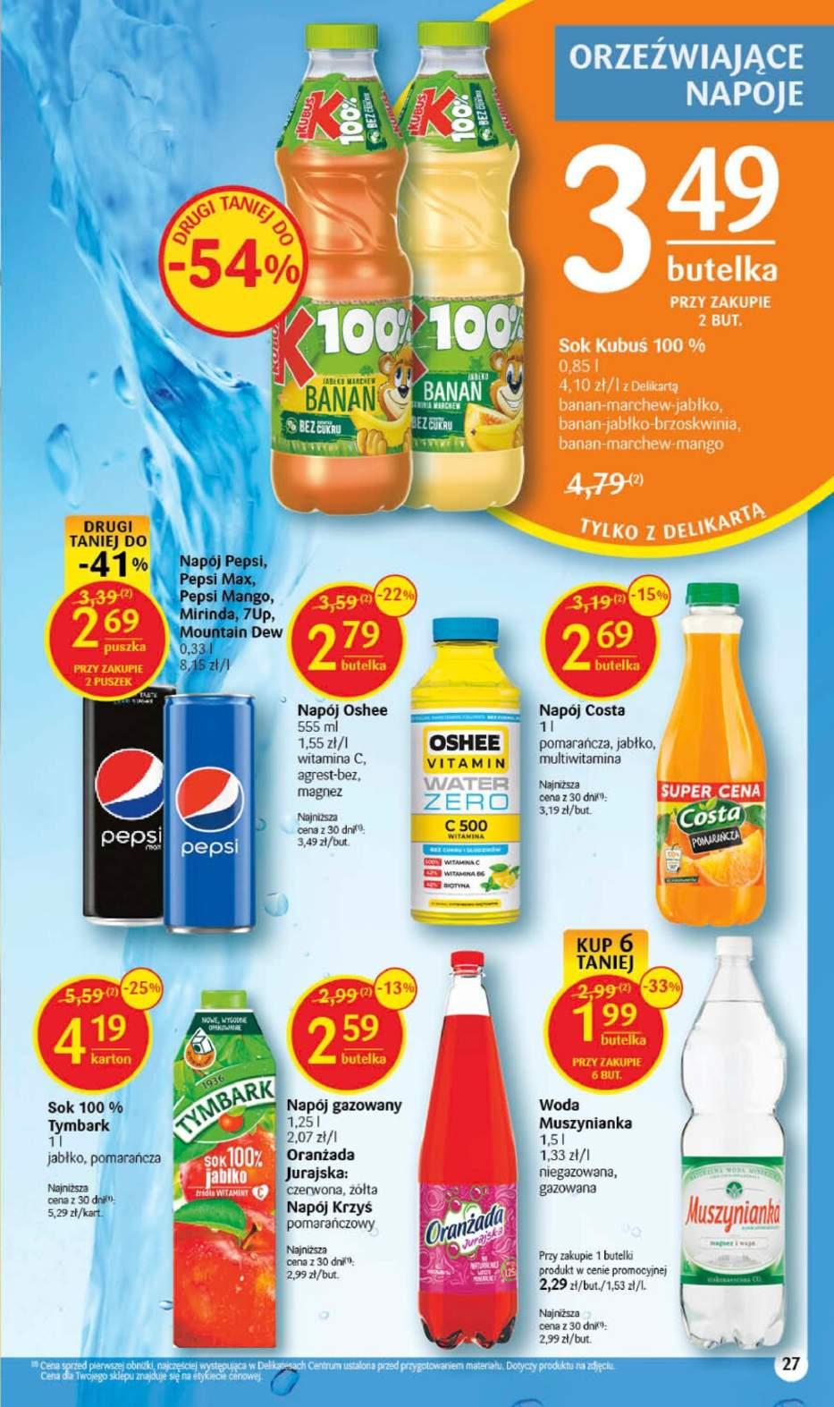 Gazetka promocyjna Delikatesy Centrum str. 27