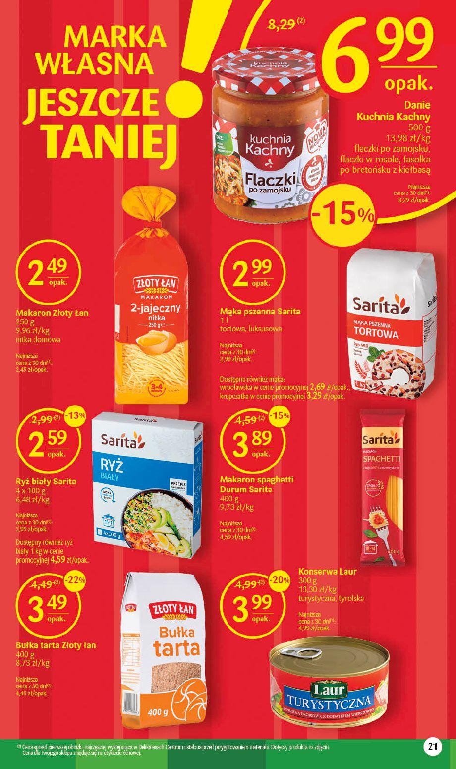 Gazetka promocyjna Delikatesy Centrum str. 21