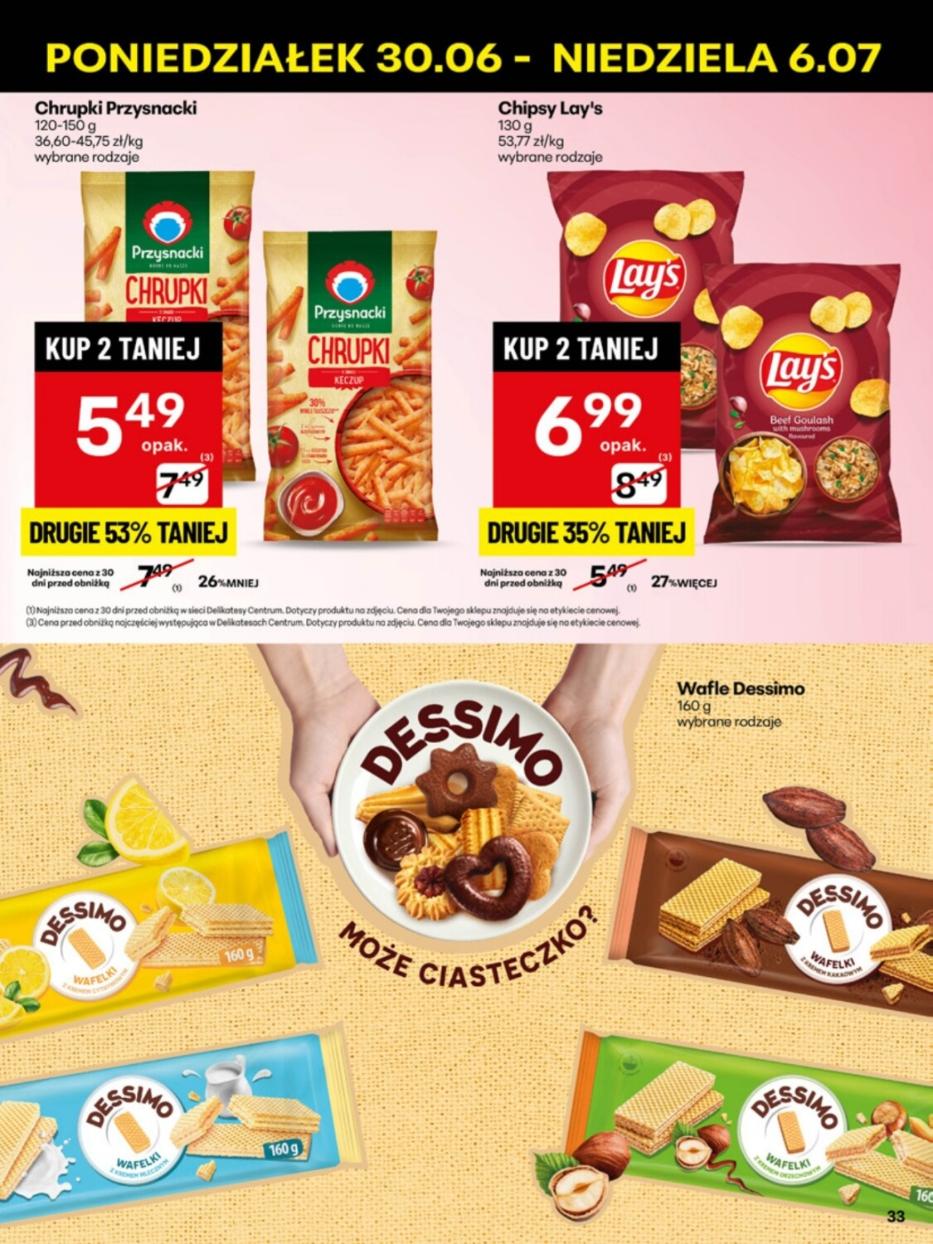 Gazetka promocyjna Delikatesy Centrum str. 33