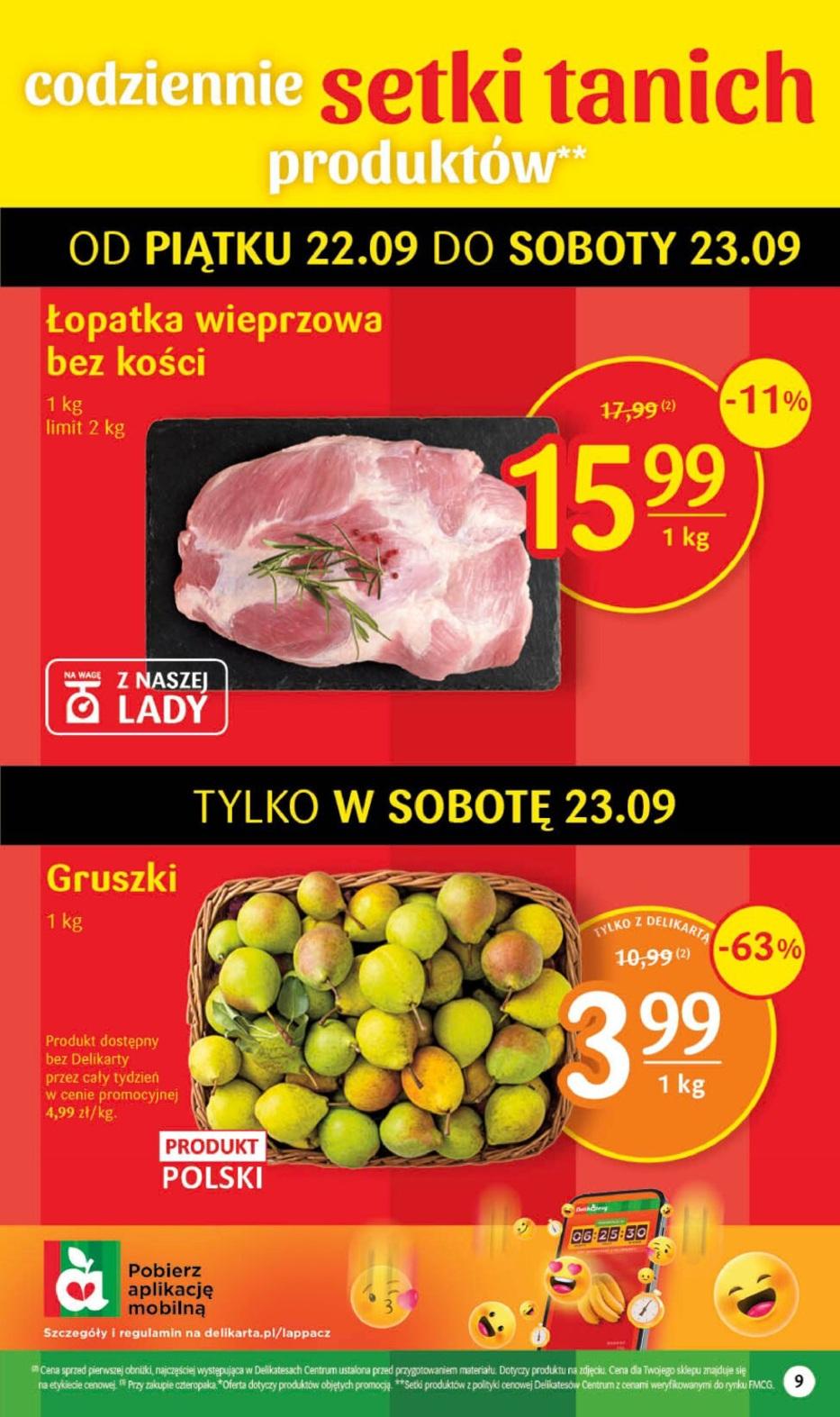 Gazetka promocyjna Delikatesy Centrum str. 9