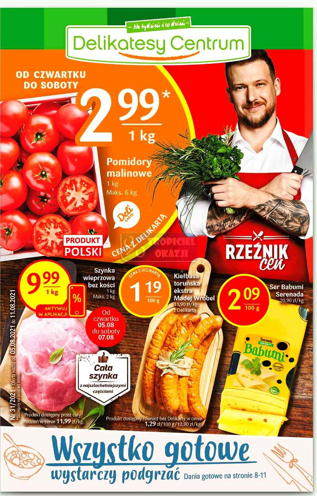 Gazetka promocyjna Delikatesy Centrum str. 1