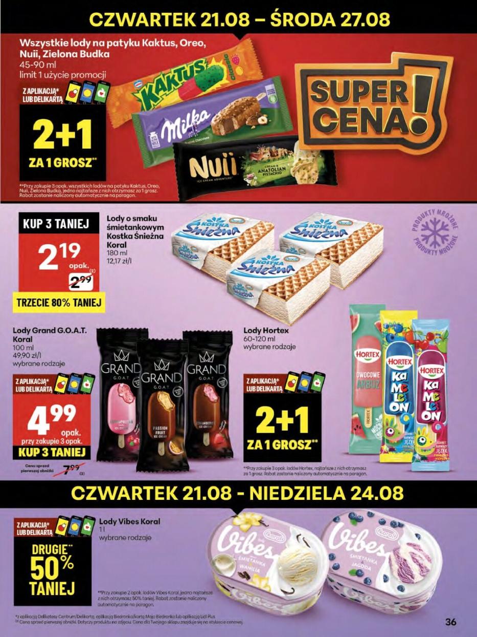 Gazetka promocyjna Delikatesy Centrum str. 36