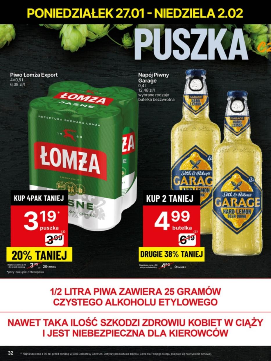Gazetka promocyjna Delikatesy Centrum str. 32