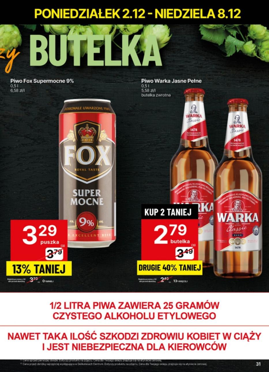 Gazetka promocyjna Delikatesy Centrum str. 31