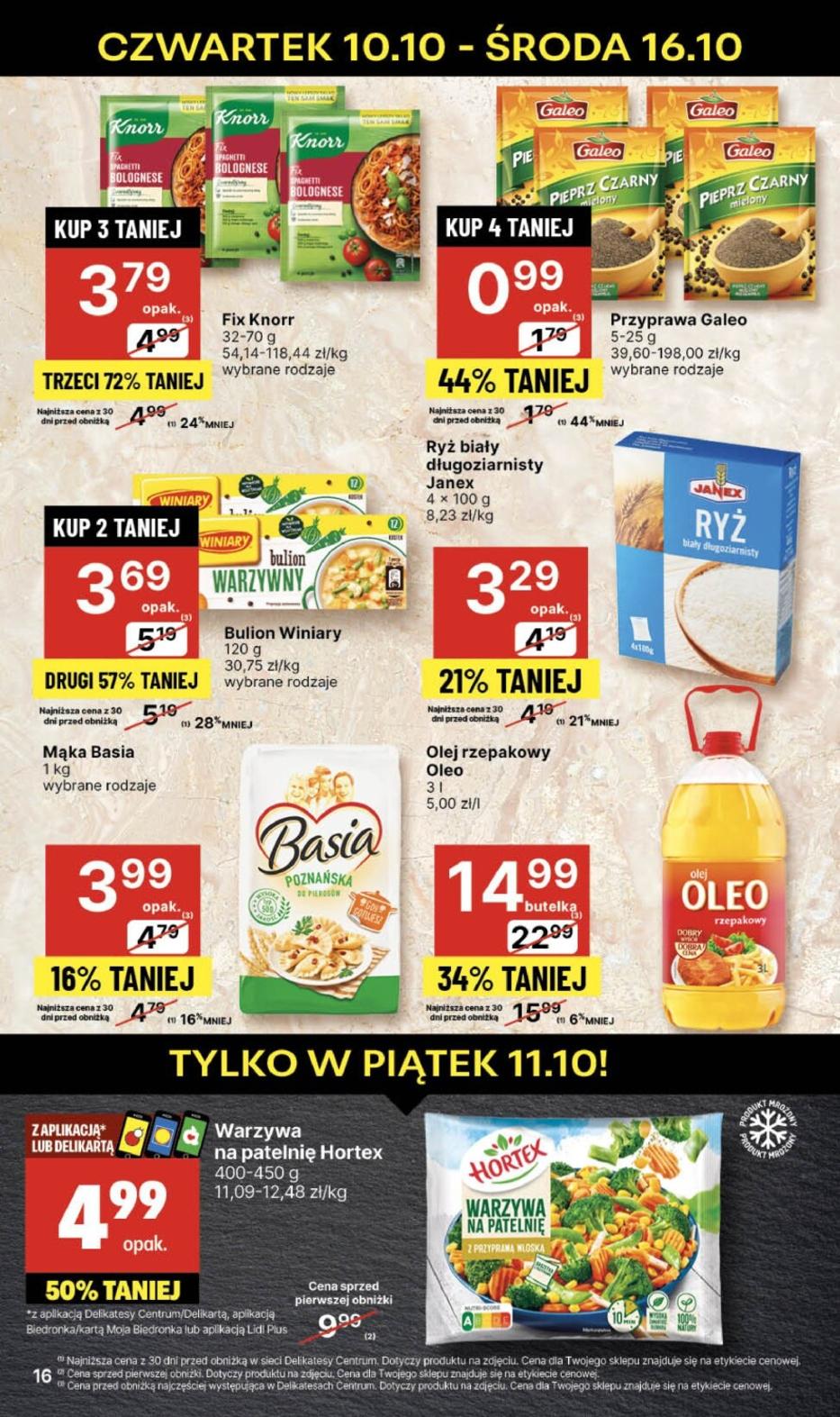 Gazetka promocyjna Delikatesy Centrum str. 16