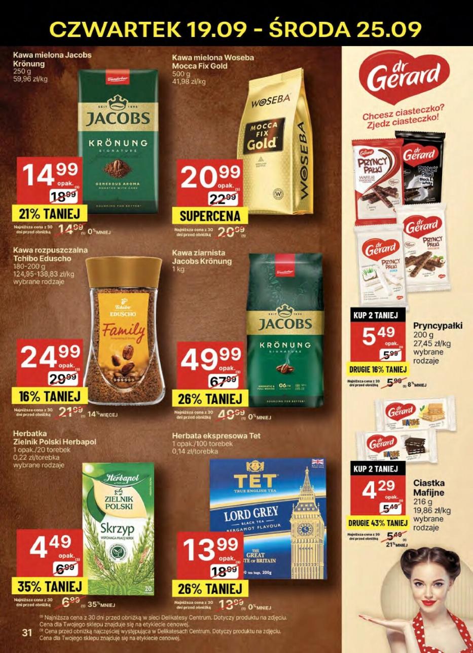 Gazetka promocyjna Delikatesy Centrum str. 31