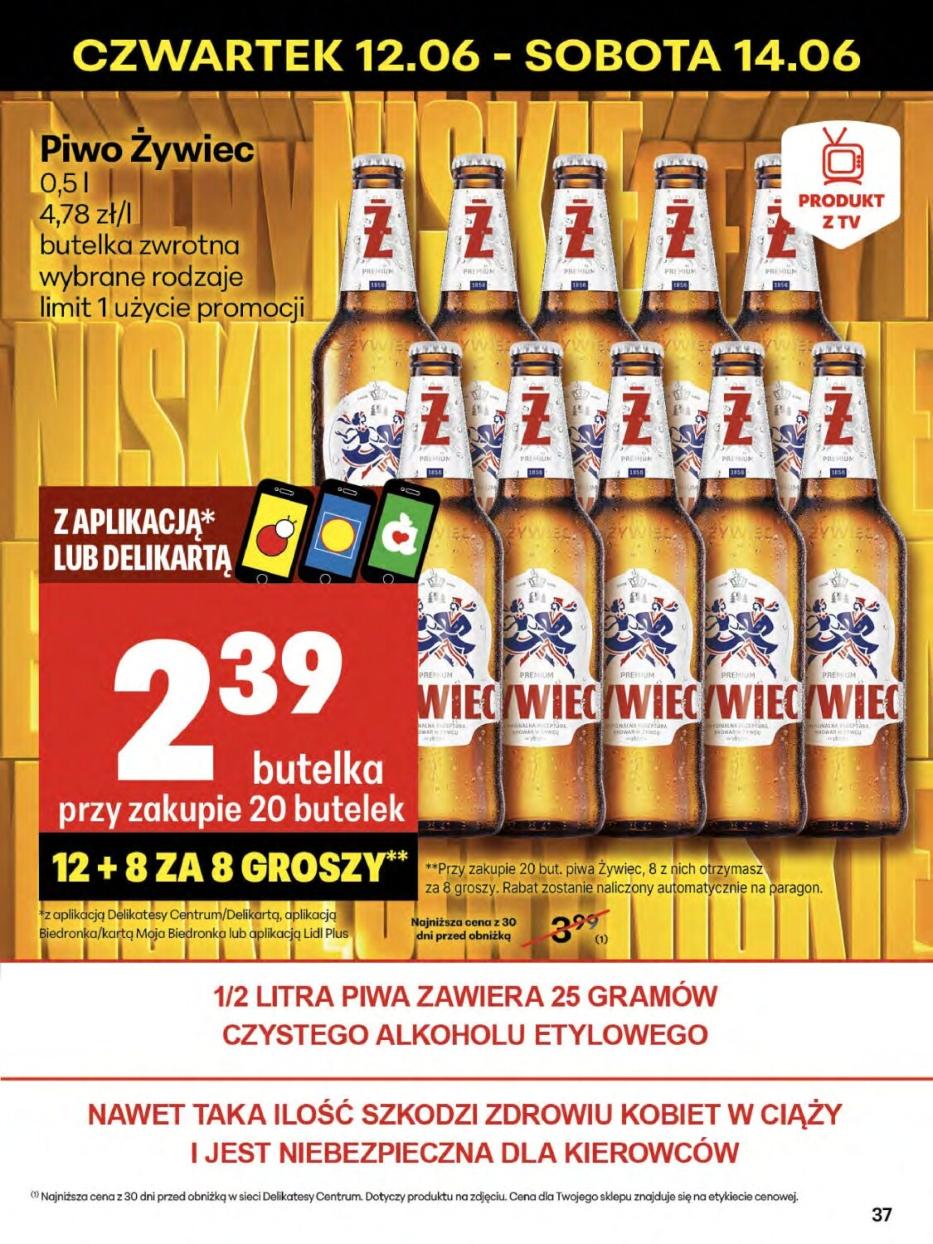 Gazetka promocyjna Delikatesy Centrum str. 37