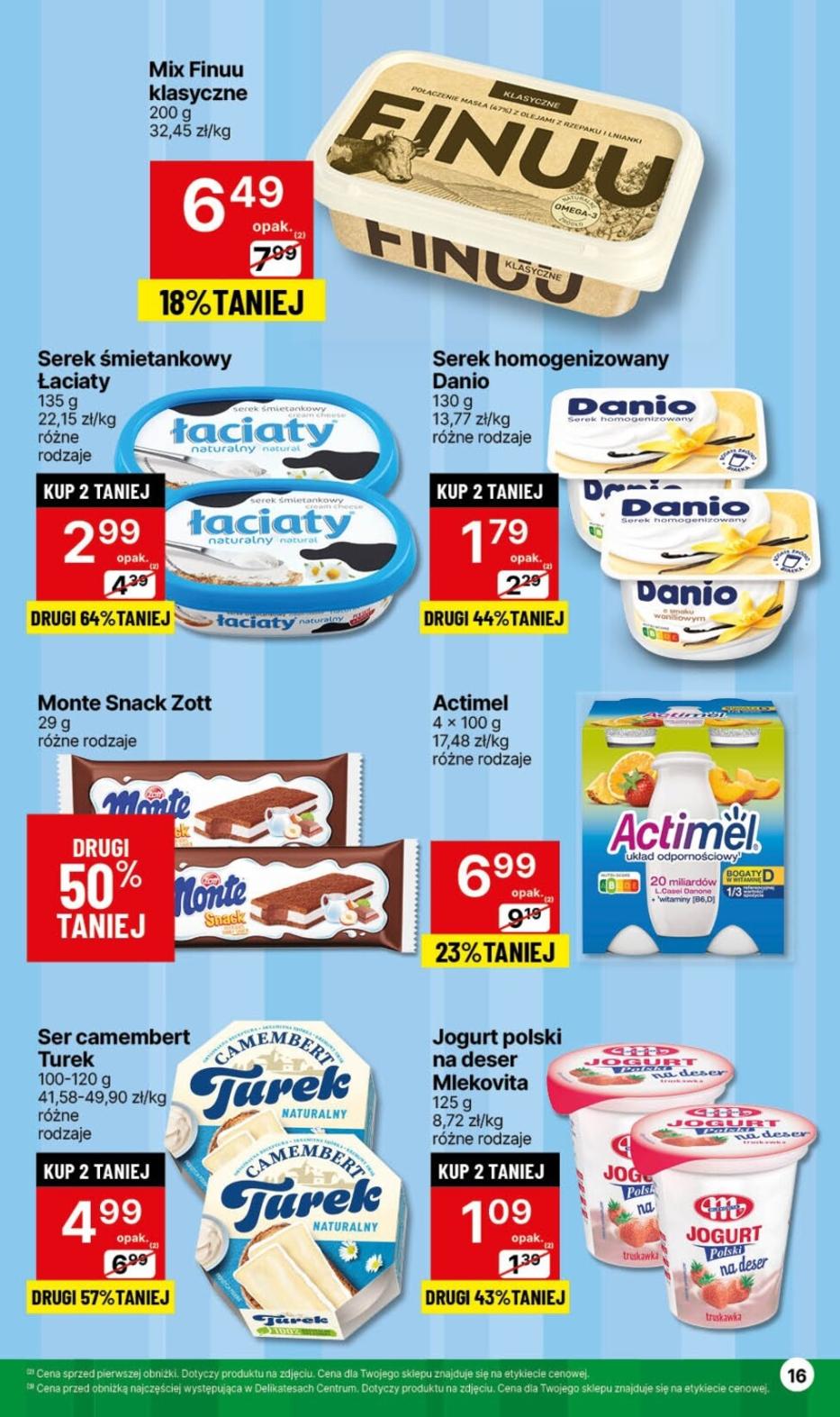 Gazetka promocyjna Delikatesy Centrum str. 16