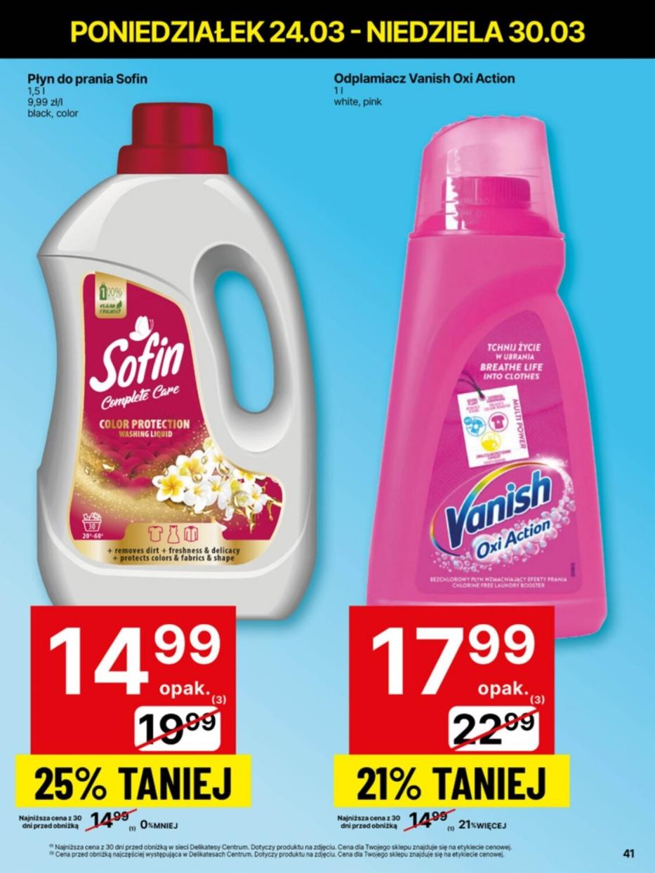 Gazetka promocyjna Delikatesy Centrum str. 41