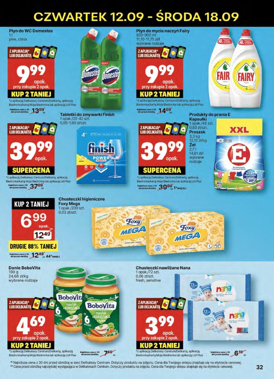 Gazetka promocyjna Delikatesy Centrum str. 32