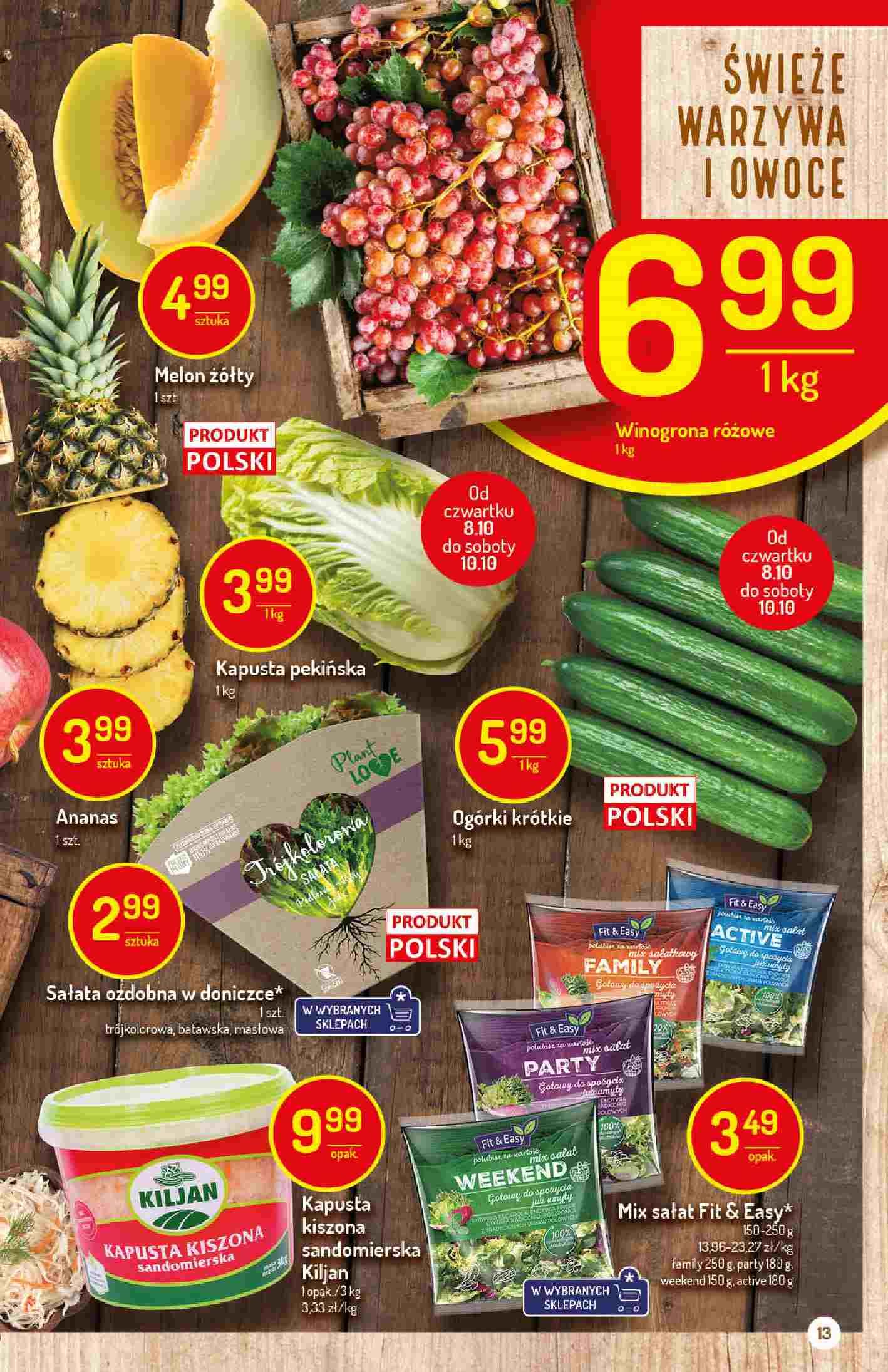 Gazetka promocyjna Delikatesy Centrum str. 13