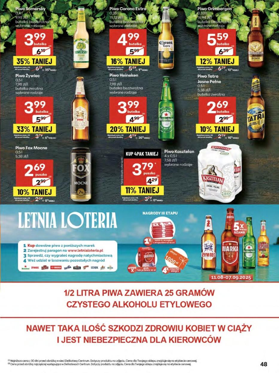 Gazetka promocyjna Delikatesy Centrum str. 48