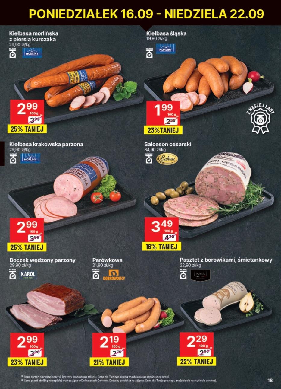 Gazetka promocyjna Delikatesy Centrum str. 18