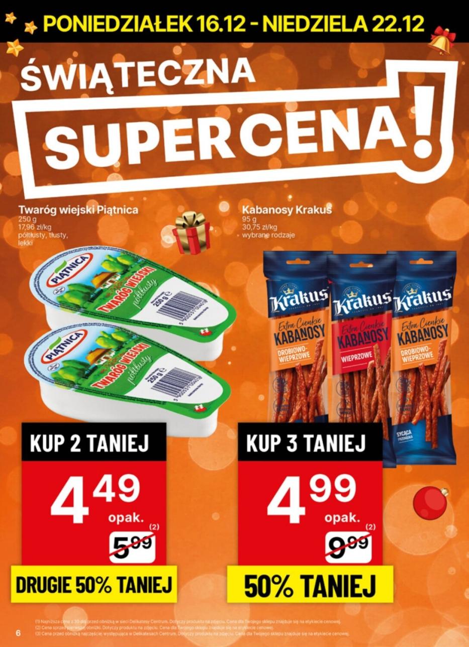 Gazetka promocyjna Delikatesy Centrum str. 6