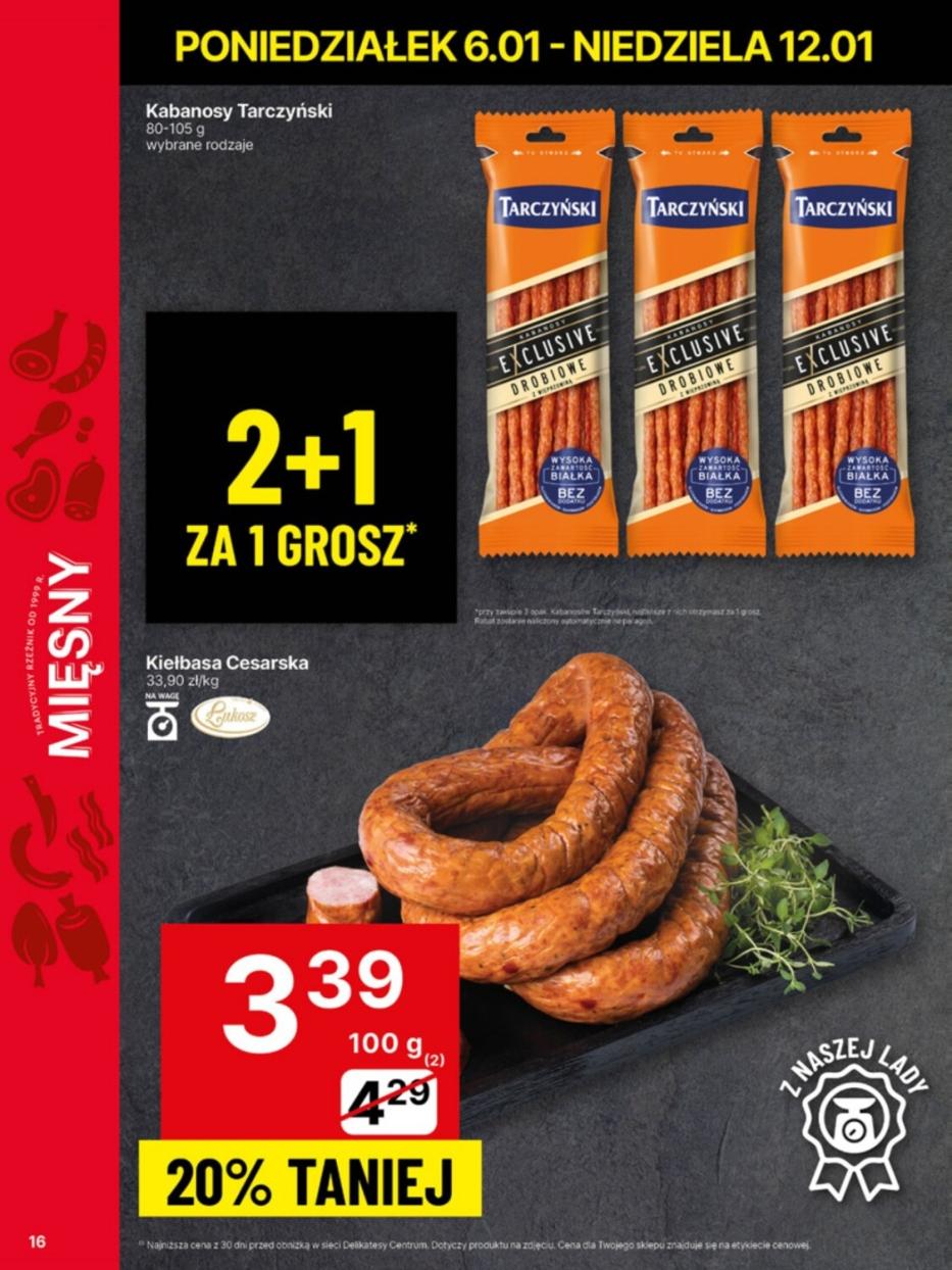 Gazetka promocyjna Delikatesy Centrum str. 16