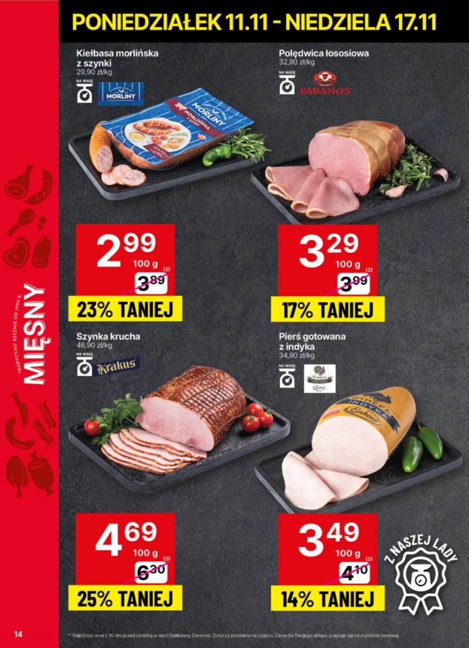 Gazetka promocyjna Delikatesy Centrum str. 14