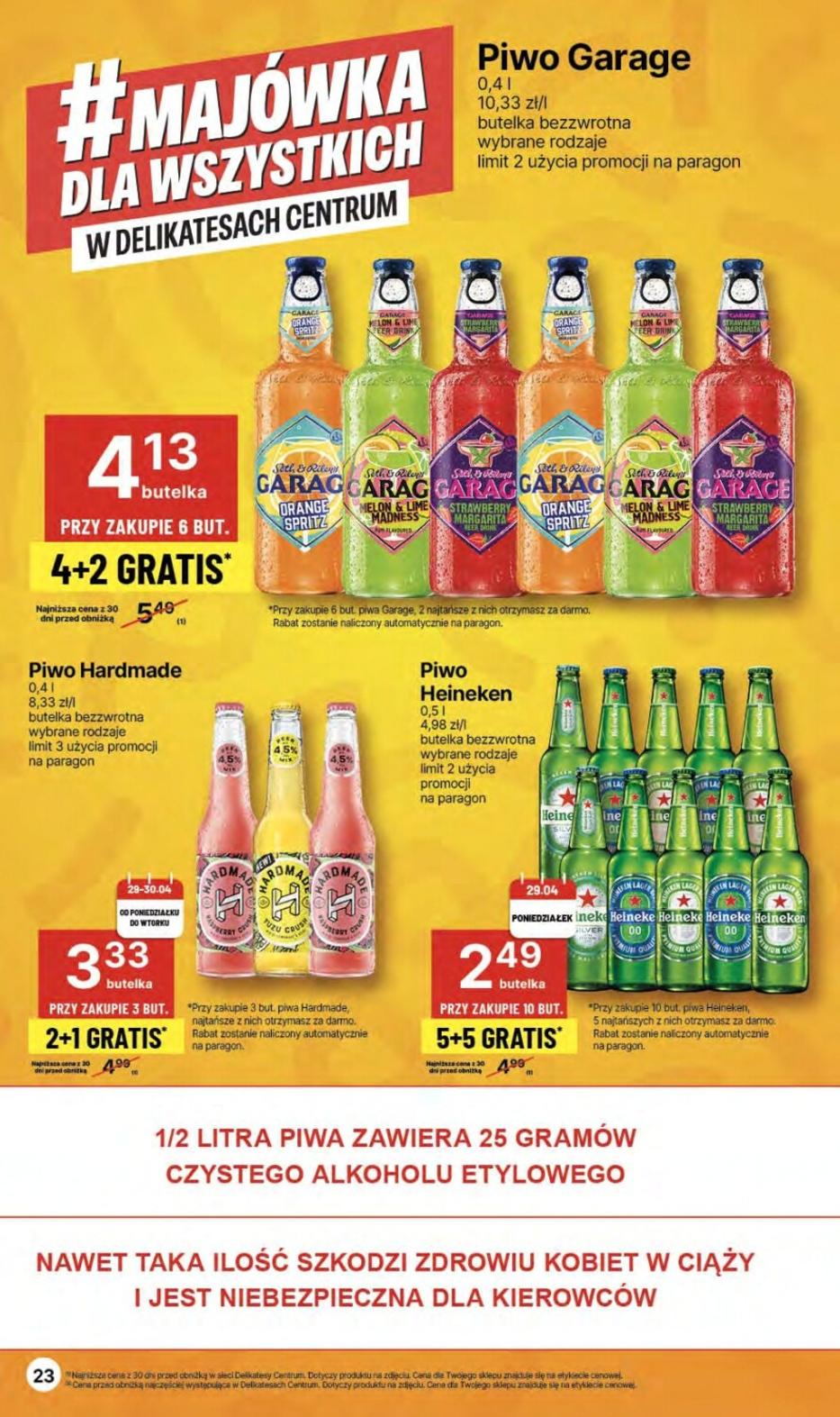Gazetka promocyjna Delikatesy Centrum str. 23