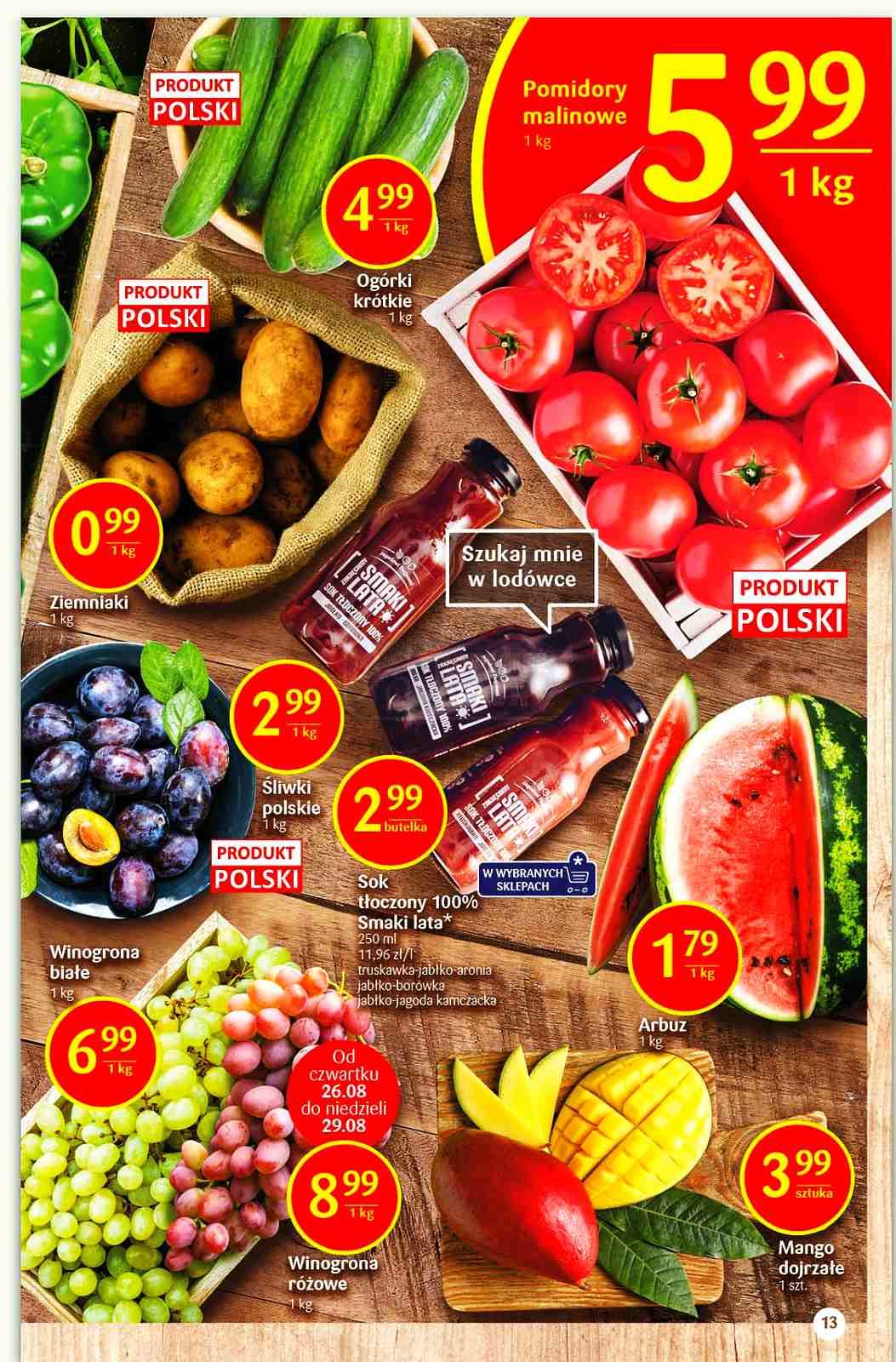 Gazetka promocyjna Delikatesy Centrum str. 13