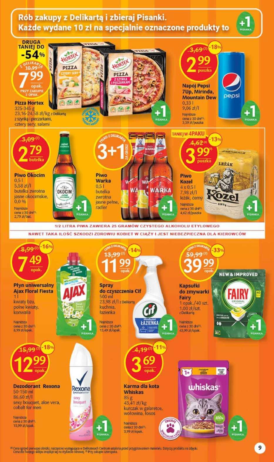 Gazetka promocyjna Delikatesy Centrum str. 9