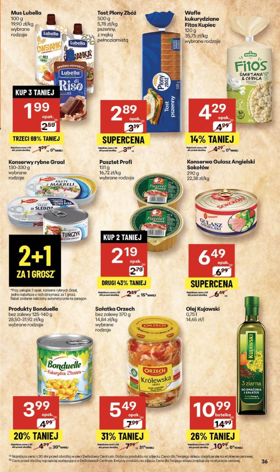 Gazetka promocyjna Delikatesy Centrum str. 36