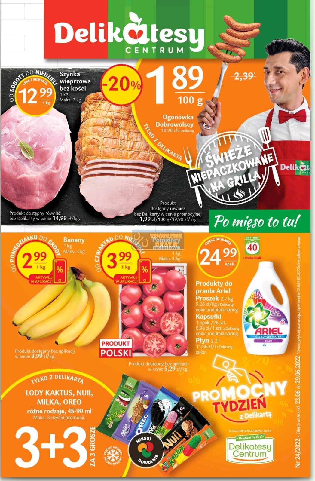 Gazetka promocyjna Delikatesy Centrum str. 1