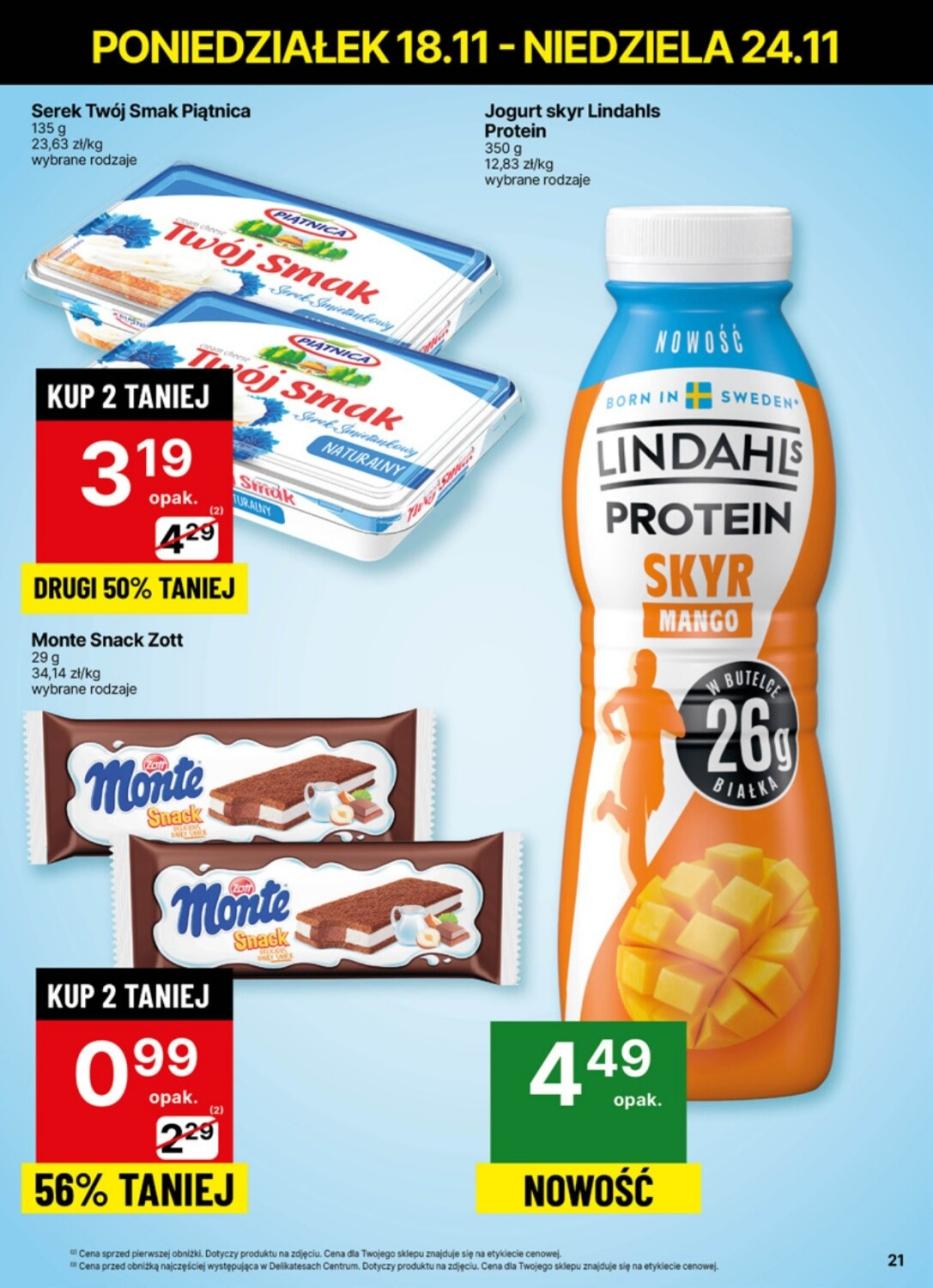 Gazetka promocyjna Delikatesy Centrum str. 21