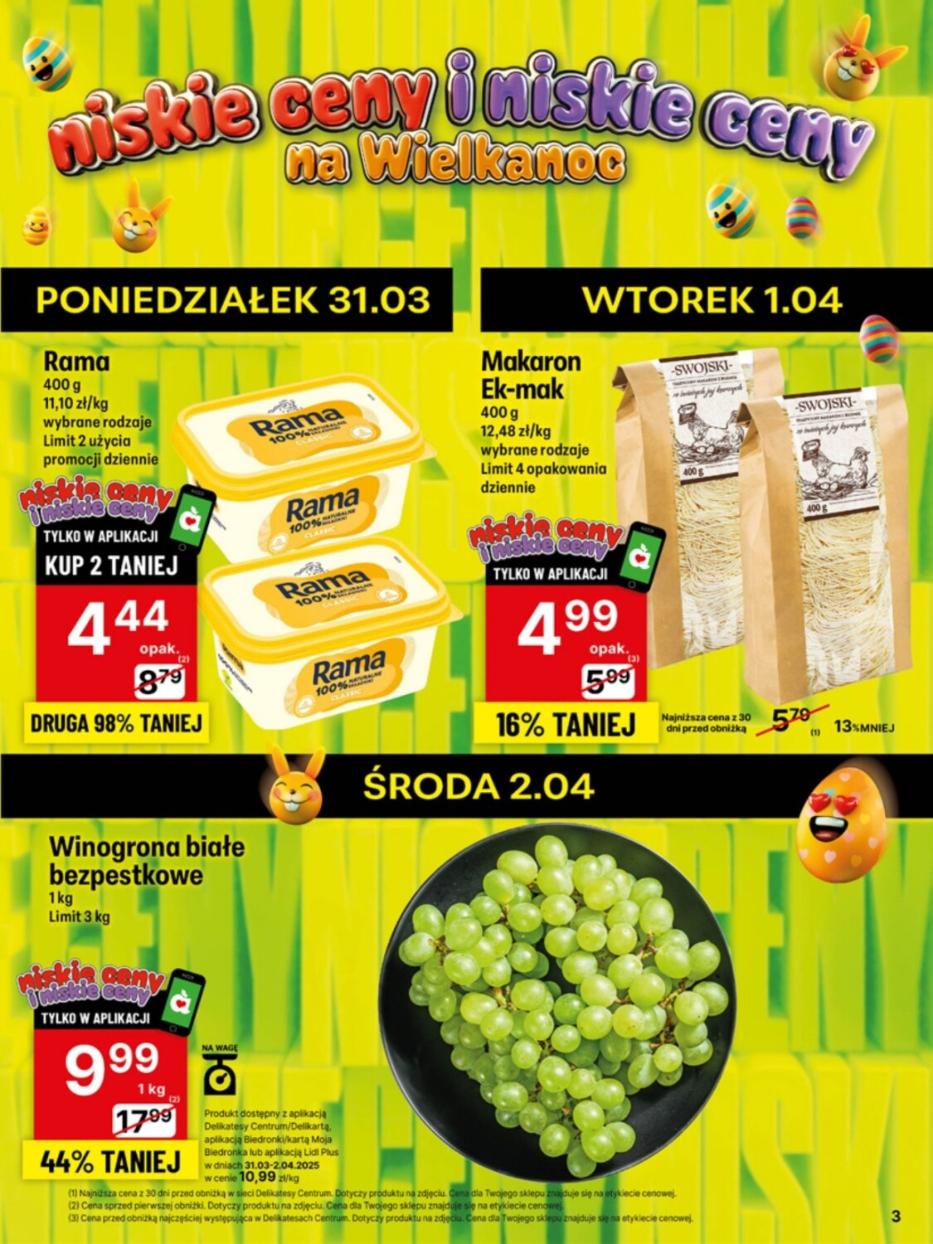 Gazetka promocyjna Delikatesy Centrum str. 3