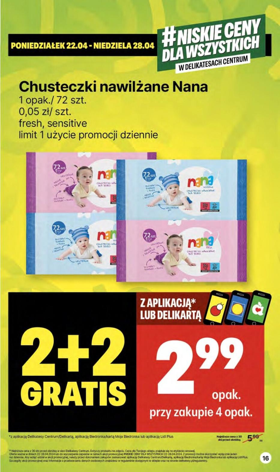 Gazetka promocyjna Delikatesy Centrum str. 16