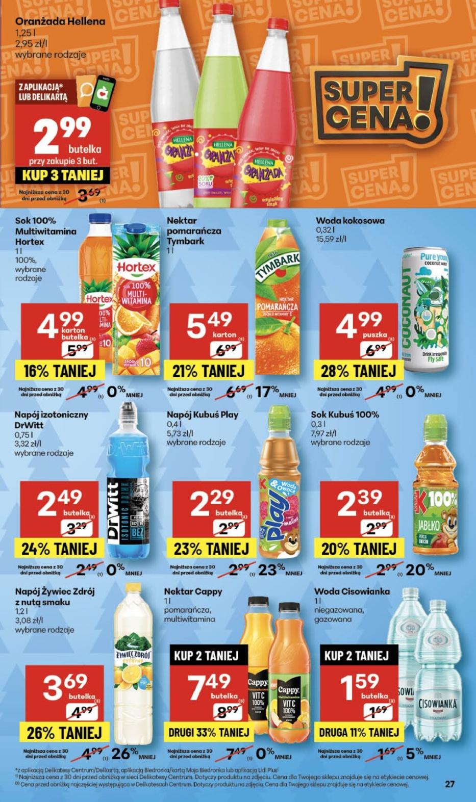 Gazetka promocyjna Delikatesy Centrum str. 27
