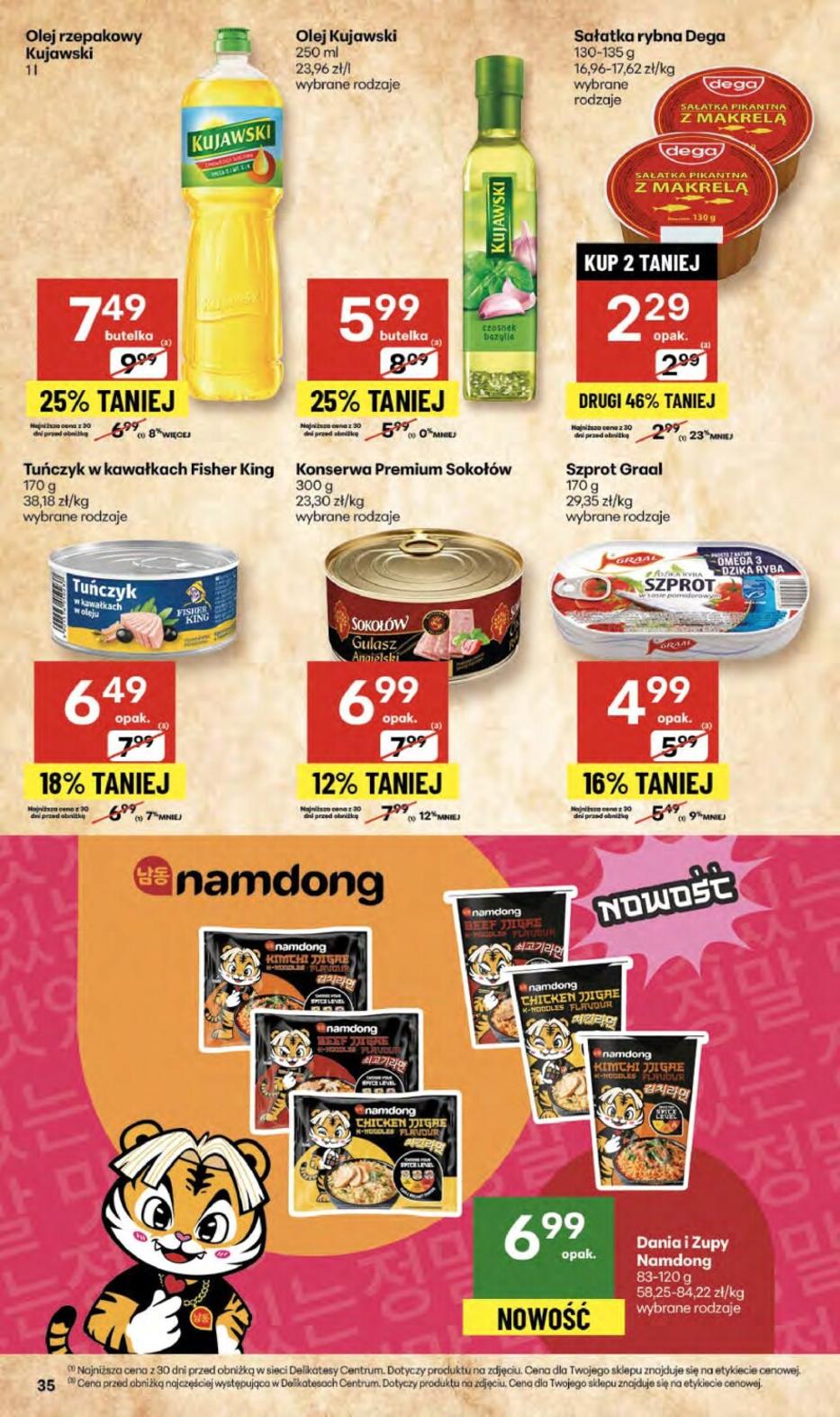 Gazetka promocyjna Delikatesy Centrum str. 35